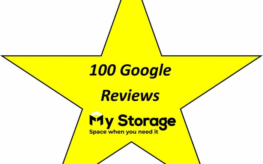 My Storage- Google Reviews- 5 Star- 100  Reviews- Have a Look!